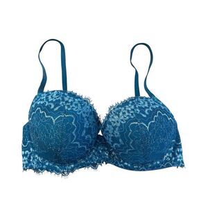Victoria's Secret Blue Lace Bra